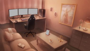 book computer couch drink heriki (trkj) no humans original scenic