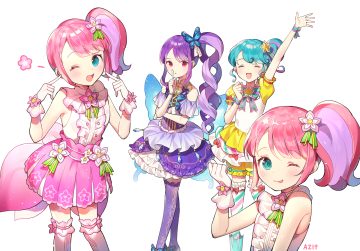 azit (down) junon kanon (pripara) pinon pripara signed