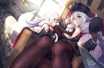 anthropomorphism azur lane graf zeppelin (azur lane) loli mappaninatta zeppelin-chan (azur lane)