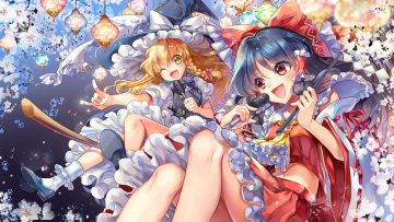 cu-rim hakurei reimu kirisame marisa touhou
