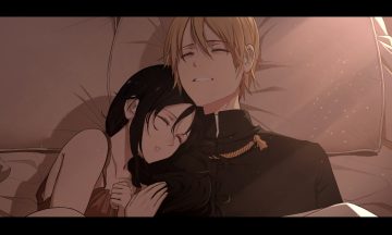 bed dishwasher1910 kaguya-sama wa kokurasetai ~tensai-tachi no renai zunousen~ male shinomiya kaguya shirogane miyuki sleeping waifu2x