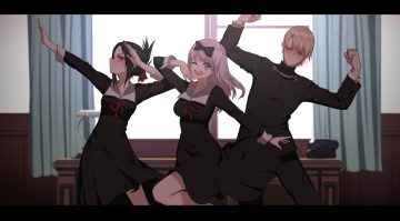 dishwasher1910 fujiwara chika kaguya-sama wa kokurasetai ~tensai-tachi no renai zunousen~ male shinomiya kaguya shirogane miyuki