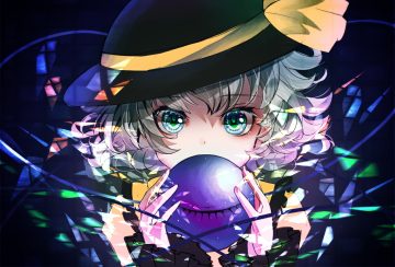 close green eyes green hair hat komeiji koishi sanamisa short hair sketch touhou