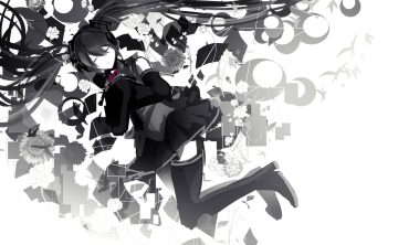 hatsune miku nyakkunn polychromatic rolling girl (vocaloid) vocaloid