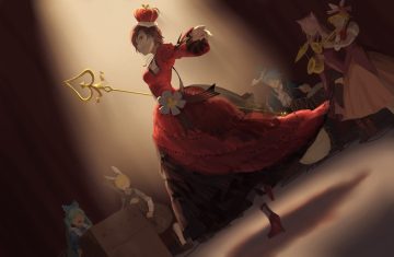 alice in wonderland cosplay crown dress drums hatsune miku instrument kagamine len kagamine rin kaito male megurine luka meiko spencer sais vocaloid