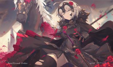 fate/grand order fate (series) jeanne d'arc alter jeanne d'arc (fate) qtian watermark