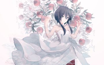 apple dress food fruit miyanoyori original
