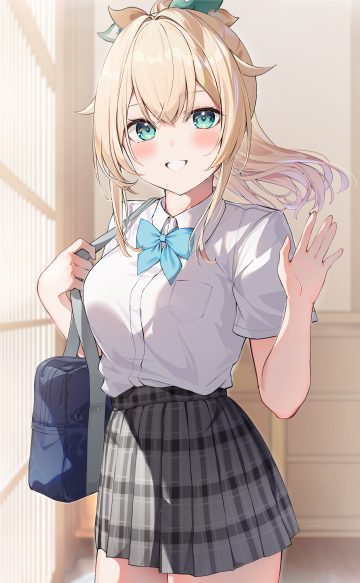 auui hololive kazama iroha seifuku