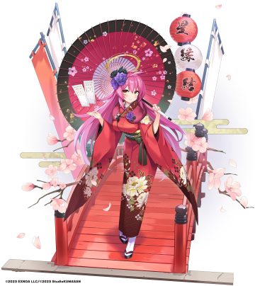 kannagi rei twinkle star knights halo kimono umbrella