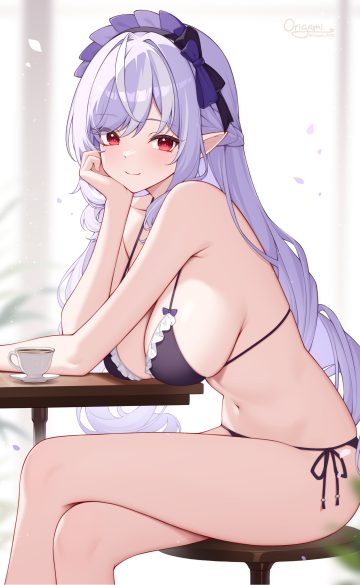 poinia zenless zone zero vivian (zenless zone zero) bikini pointy ears swimsuits