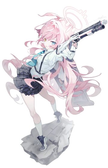 meunhongcha blue archive takanashi hoshino halo heterochromia