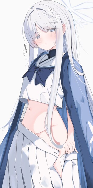 nui (nuinui0300) blue archive goryou nagusa halo japanese clothes