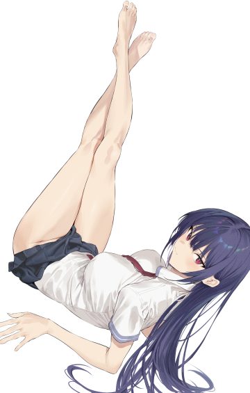 hiiragi yuuichi haite kudasai takamine-san takamine takane nopan seifuku skirt lift