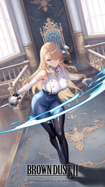 origami brown dust ii wilhelmina (brown dust ii) bodysuit sword