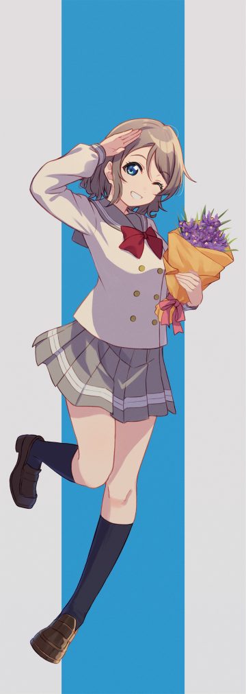 macken love live! (series) love live! sunshine!! watanabe you seifuku
