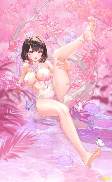 atdan feet heels no bra see through wet
