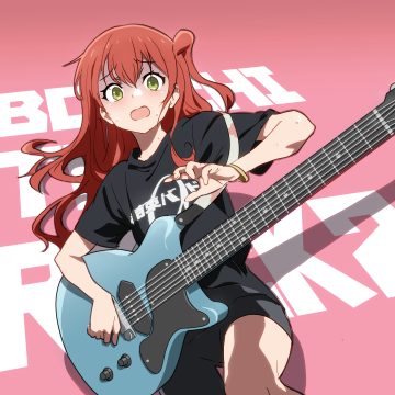 washu junkyu bocchi the rock! kita ikuyo guitar uniform