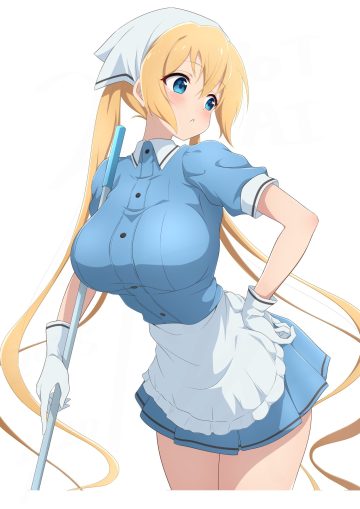 nishizuki shino blend s hinata kaho maid waitress