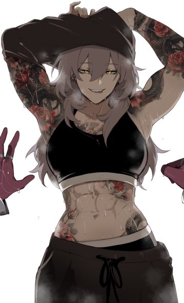 masoq honkai: star rail kafka (honkai: star rail) stelle bra pantsu tattoo undressing wet yuri