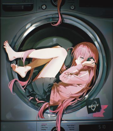 pong (pong o0) bocchi the rock! gotou hitori gym uniform headphones seifuku skirt lift