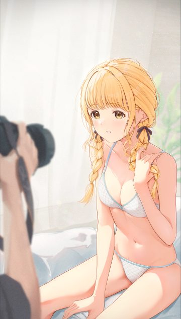 fujinomiya reicho gakuen idolm@ster the idolm@ster fujita kotone bra pantsu