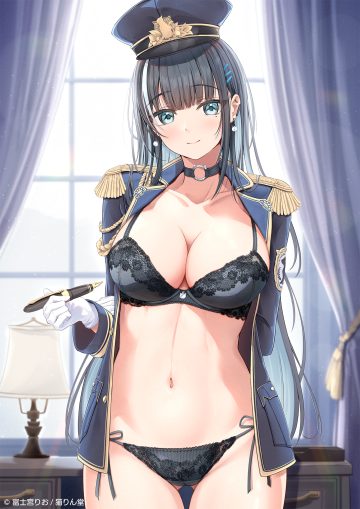 fujinomiya reicho bra cameltoe lingerie open shirt pantsu string panties uniform