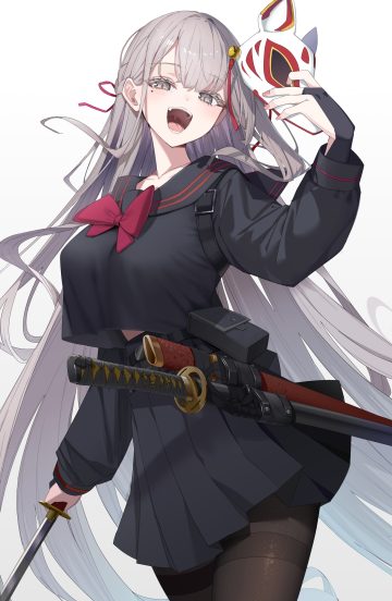 shimanun pantyhose seifuku sword