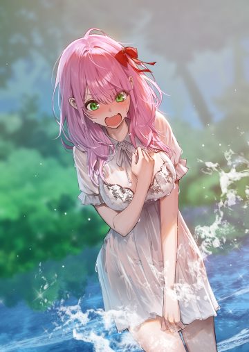 heirou bra dress pantsu see through wet wet clothes