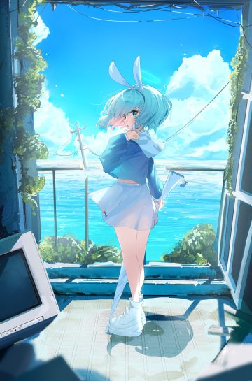 inu lin blue archive arona (blue archive) gun halo see through seifuku skirt lift umbrella