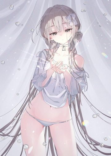 inubouzaki (i nu1515) no bra pantsu shirt lift