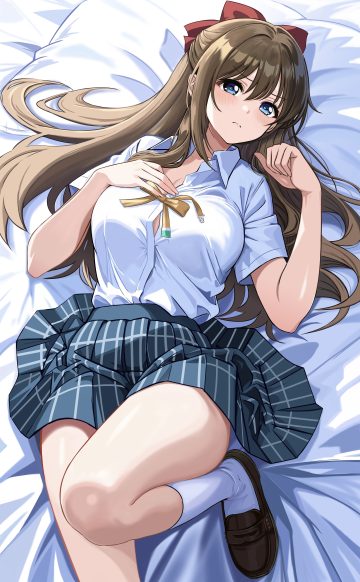 zaofeng love live! (series) love live! nijigasaki gakuen school idol doukoukai ousaka shizuku open shirt seifuku skirt lift