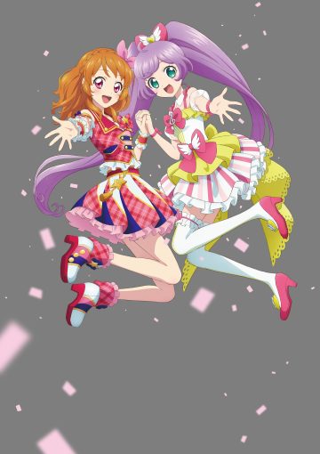 aikatsu! pretty series pripara manaka lala oozora akari crossover garter heels tagme thighhighs transparent webp uniform