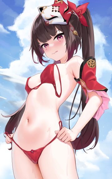 skai kun honkai: star rail sparkle (honkai: star rail) bikini naked swimsuits wet