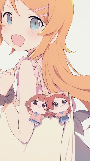 norada gakuen idolm@ster ore no imouto ga konnani kawaii wake ga nai the idolm@ster hanami saki hanami ume kousaka kirino chibi crossover seifuku