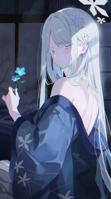 yumeno yume blue archive goryou nagusa halo japanese clothes no bra open shirt