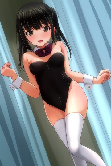 matsunaga kouyou leotard no bra thighhighs