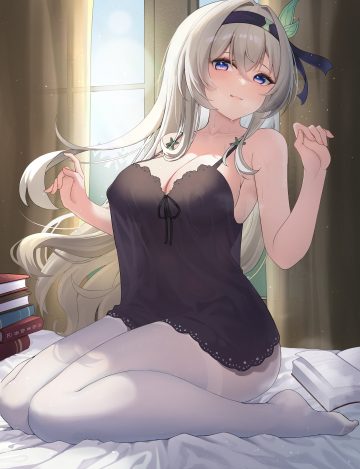 wen3366 honkai: star rail firefly erect nipples lingerie pantyhose see through wet