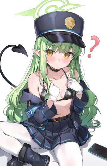 nekoya minamo blue archive tachibana hikari bikini top halo loli open shirt pantyhose pointy ears swimsuits tail uniform