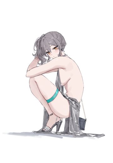 feint721 azur lane honkai: star rail st. louis (azur lane) stelle cosplay dress garter heels no bra