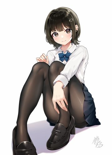 hisao 0111 pantyhose seifuku skirt lift