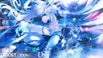 aritsuno garter gun horns long hair motorcycle open shirt original shorts watermark weapon white hair