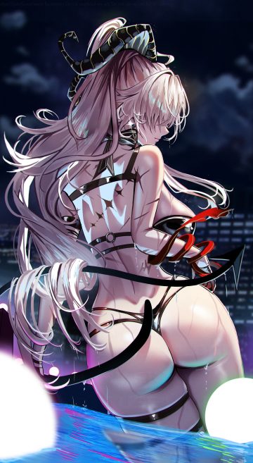 soare lucien wuthering waves zani ass bra detexted garter horns pantsu tail tattoo thong wet