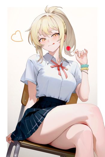 love live! (series) love live! nijigasaki gakuen school idol doukoukai miyashita ai seifuku skirt lift tagme