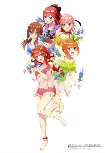 iky 5-toubun no hanayome nakano ichika nakano itsuki nakano miku nakano nino nakano yotsuba bikini see through swimsuits