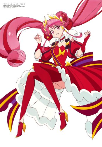 gotan takayuki princession orchestra shirube kagari heels skirt lift thighhighs uniform