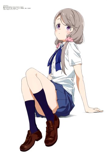 sanzashi ame mono (afro) shikishima sakurako seifuku skirt lift