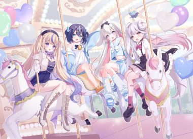 aliasing animal ears aqua eyes bandage bandaid bell black hair blonde hair bloomers blush boots bow braids breasts bunny ears cat smile choker cleavage demon dress fang flat chest gray hair group hat horns loli long hair moeko (moeko0903) navel pointed ears purple eyes shirt shorts skirt socks tail tattoo twintails wings yellow eyes