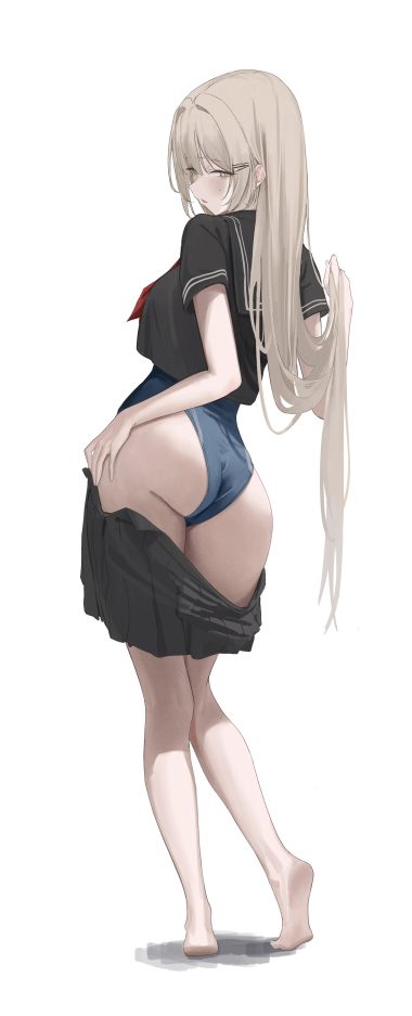 laneigu ass seifuku swimsuits