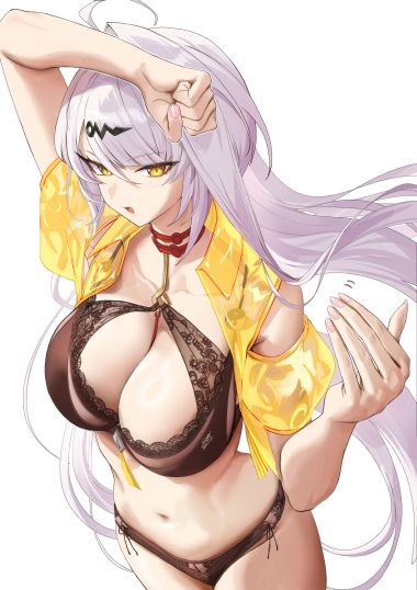 salmon88 zenless zone zero yi xuan bra open shirt pantsu see through