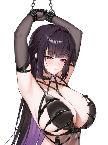 kai si goddess of victory: nikke mihara (nikke) bikini armor bondage see through
